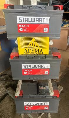 В компании АГЕМА всегда в наличии есть Аккумуляторные батареи STALWART для различной техники, мощностью 90 VL.